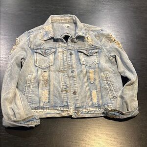 Chiqle Light Blue Denim Jacket